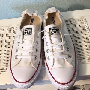 Worn Once White Converse Slip On Sneaker